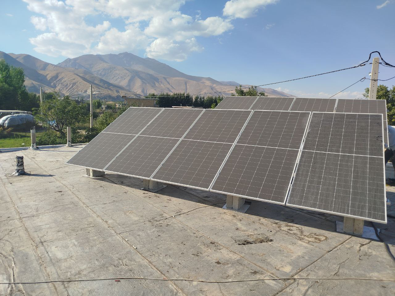 Small Scale Solar Powerplant of Imam Khomeini Relief Foundation in Sardasht city