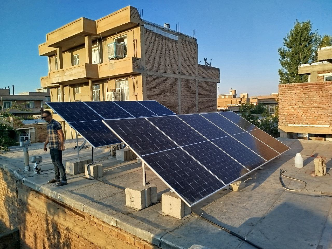 Small Scale Solar Powerplant of Imam Khomeini Relief Foundation in Qazvin city