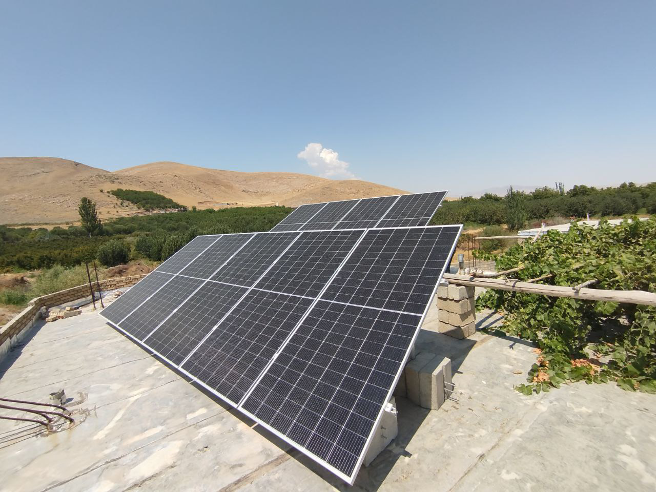 Imam Khomeini Relief Foundation's small-Scale Solar Powerplant in Miandoab city 1